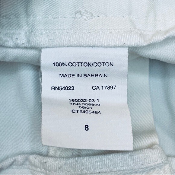 GAP Vintage Mini Denim Skirt with pockets, Size 8, White - Picture 4 of 7